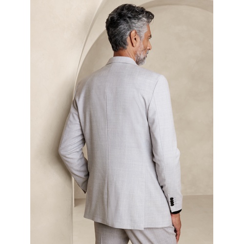 바나나리퍼블릭 Tailored-Fit Luxe Wool-Blend Suit Jacket