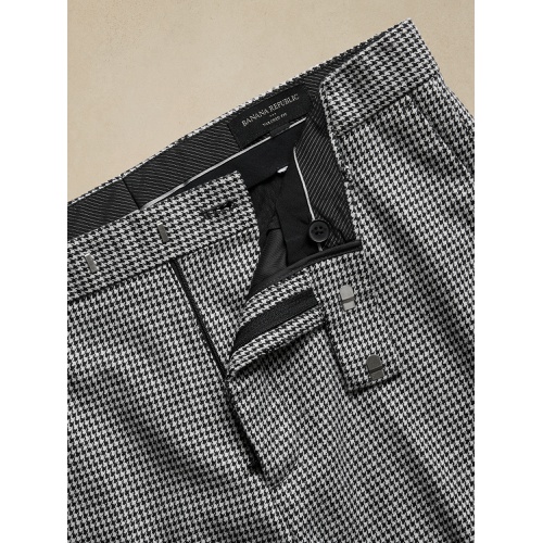 바나나리퍼블릭 Tailored-Fit Houndstooth Suit Trouser