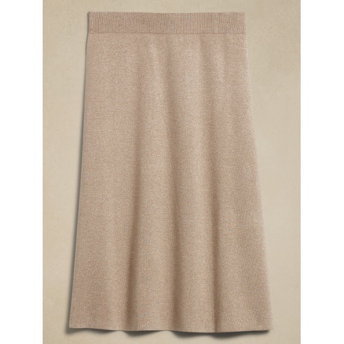 바나나리퍼블릭 Lurex Midi Sweater Skirt