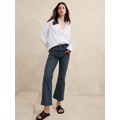 High-Rise Bootcut Crop Jean