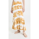 Bassike Sunburst Dye Jersey Skirt