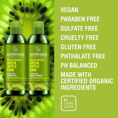 Be Care Love Superfoods Natural Shampoo