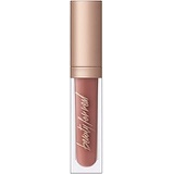 Beauty For Real Lip Gloss + Shine, Nudist - Beige Nude Pink - Non-Sticky Plumping & Hydrating Gloss - Light & Mirror In Cap - Contains Marine Collagen - 0.15 fl oz