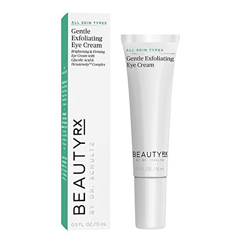  BeautyRx by Dr. Schultz Premium Gentle Exfoliating Eye Cream for Dark Circles, Wrinkles & Puffiness, 0.5 fl. oz