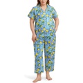 Bedhead PJs Plus Size Short Sleeve Cropped Pajama Set