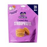 Mini Dutch Caramel Stroopwafels by Belgian Boys, Authentic Waffle Cookies, No Preservatives, Non-GMO, 39 Individually Wrapped Mini Stroopwafels
