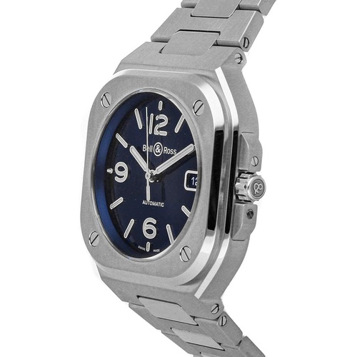  Bell & Ross BR-05 Mechanical(Automatic) Blue Dial Watch BR05A-BLU-ST/SST (Pre-Owned)