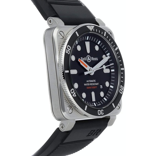  Bell & Ross BR-03 Mechanical(Automatic) Black Dial Watch BR0392-D-BL-ST/S (Pre-Owned)