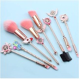 BestM Makeup Brushes Set Magic Sailor Moon/Sakura Cosmetic Makeup Tool Kit Set of 8 Pink Drawstring Bag Included (Sakura)