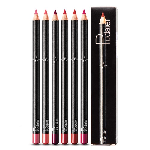  Bestnice 18 Color Lip Liner Professional Matte Lip Liner Pencil Set Waterproof Long Lasting Smooth Natural Lip Liner Pen Makeup Cosmetic(18pcs a set)