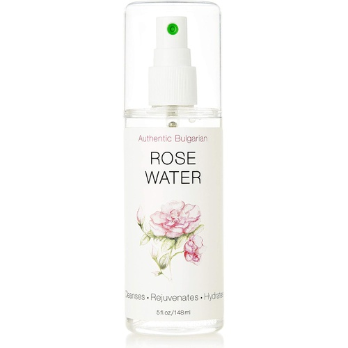  Rose Water Spray Mist Toner - USDA Certified Organic - 100% Pure and Natural Face Hydrosol- Authentic Bulgarian by Bioprocess - Hydrates Refreshes Moisturizes Rejuvenates 5oz