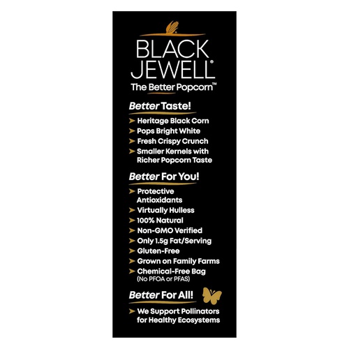  Black Jewell No Salt No Oil Microwave Popcorn (8.7 Ounces) (Pack of 6 Boxes)