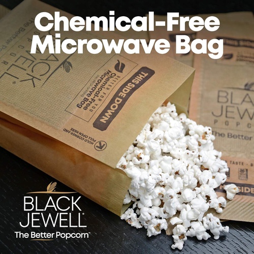  Black Jewell Gourmet Microwave Popcorn, Simply Sea Salt, 10.5 Ounces (Pack of 6)