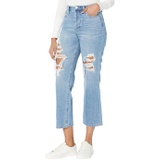 Blank NYC The Baxter Five-Pocket Straight Leg Jeans with Rips in Loosen Up