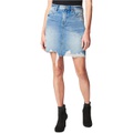 Blank NYC Denim Mini Skirt in Love It or Leave It