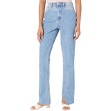 Blank NYC Cooper Straight Leg Jeans with Inseam Slit in Not Having It