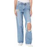 Blank NYC The Franklin Wide Leg Longer Inseam Jeans in Cruise Control