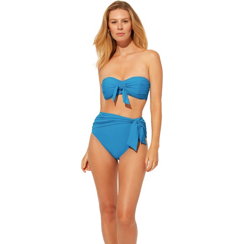  Bleu Rod Beattie Urban Goddess Knot Front Bandeau Top with Molded Cups