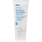 bliss Fabulous Face Lotion with SPF 15 | Lightweight, Non-Greasy Formula | Delivers Essential Vitamins, Minerals, & Omegas for Healthy Skin | Brightens Skin with Phytonutrients | 1