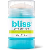 Bliss Cold Pressed Cleansing Stick | Olive Oil Foaming Facial Cleanser | Removes Oil and Makeup | Geranium Oil | Vitamin E | Paraben Free | Cruelty-Free | 1 oz