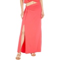 bobi Los Angeles Draped Modal Jersey Knot Skirt