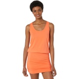 bobi Los Angeles Draped Modal Jersey Shirred Side Tank Dress