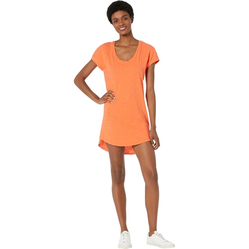  bobi Los Angeles Slubbed Jersey Raglan T-Shirt Dress