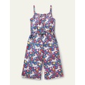 Boden Wide Leg Jersey Jumpsuit - Bluebell Small Unicorn Floral