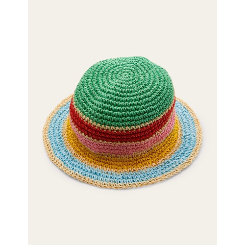 보덴 Boden Crochet Hat - Rainbow