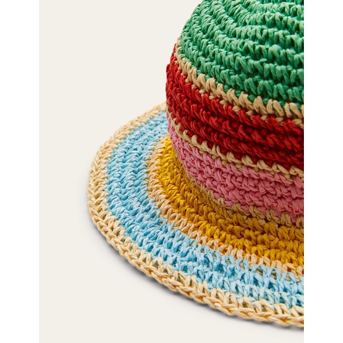 보덴 Boden Crochet Hat - Rainbow