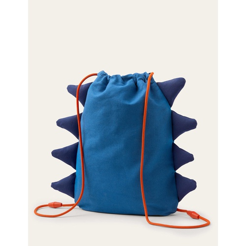 보덴 Boden Novelty Drawstring Bag - Bright Marina Dinosaur