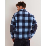 Boden Sherpa Button up Shacket - Blue Check