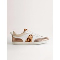 Boden Retro Tennis Trainer - Gold Metallic