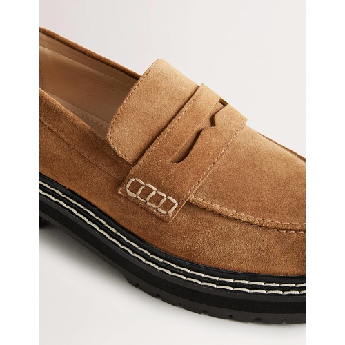 보덴 Boden Chunky Loafers - Golden Brown