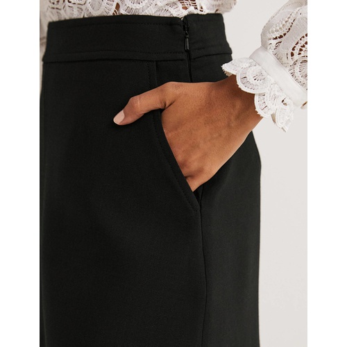 보덴 Boden A-line Wool Blend Mini Skirt - Black