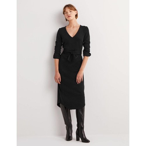 보덴 Boden Column Jersey Midi Dress - Black
