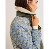 Boden Quilted Cotton Jacket - Ivory, Botanic Meadow