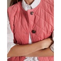 Boden Quilted Vest - Dusty Red