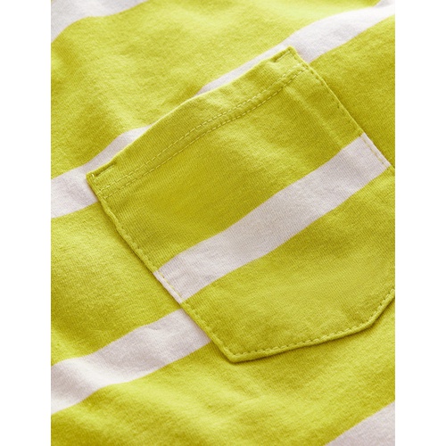 보덴 Boden Relaxed T-shirt - Gooseberry Yellow/Vanilla Pod