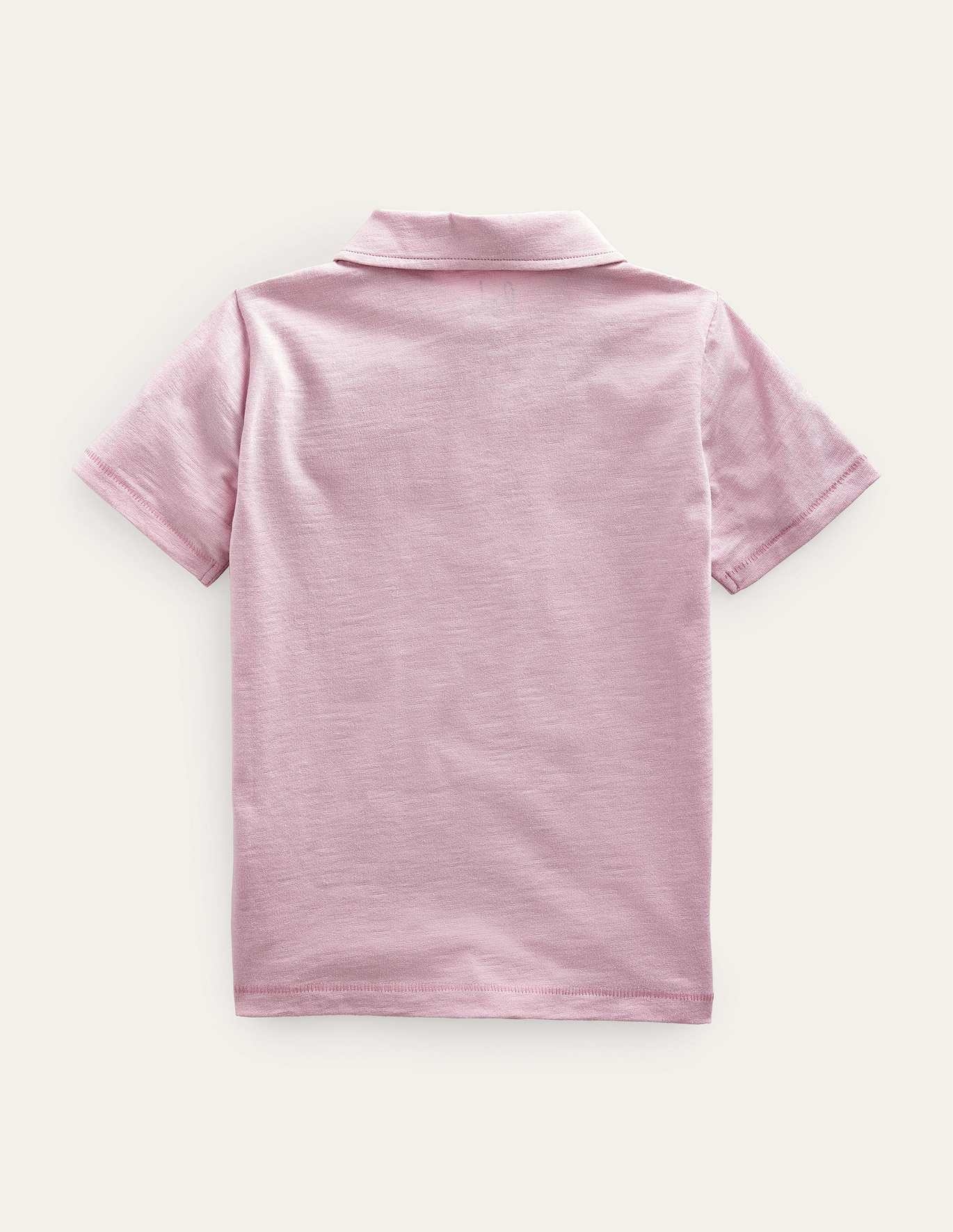 보덴 Boden Slub Jersey Polo Shirt - Pink