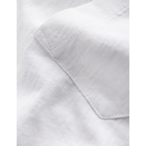 보덴 Boden Washed Slub T-shirt - White