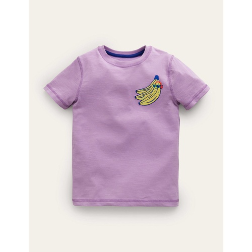 보덴 Boden Super Stitch Slub T-shirt - Lupin Banana