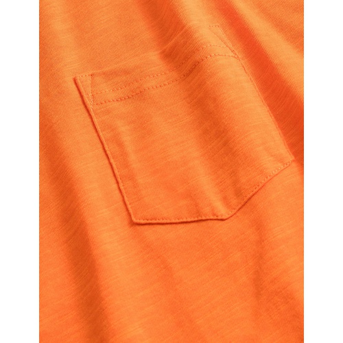 보덴 Boden Mock Long Sleeve T-Shirt - Fire Opal Orange