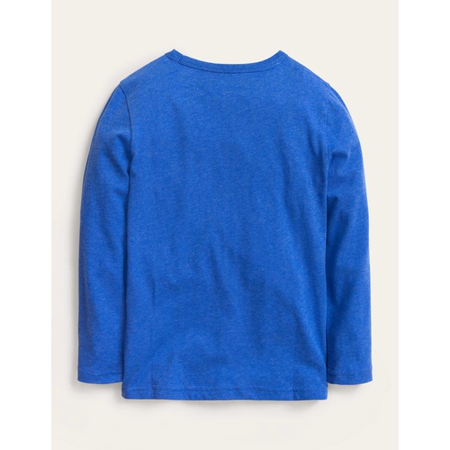 보덴 Boden Garment Logo T-shirt - Cabana Blue