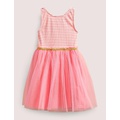 Boden Tulle Jersey Dress - Light Rose