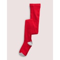 Boden Ribbed Tights - Red