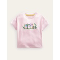 Boden Printed Graphic T-shirt - French Pink Hope