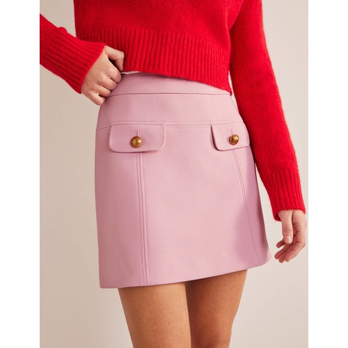 보덴 Boden Tailored A-line Mini Skirt - Cameo Pink