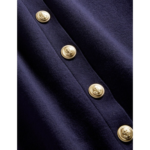 보덴 Boden Mini Button Detail Dress - Navy