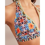 Boden Merano Deep V-neck Bikini Top - Multi, Tapestry Tile
